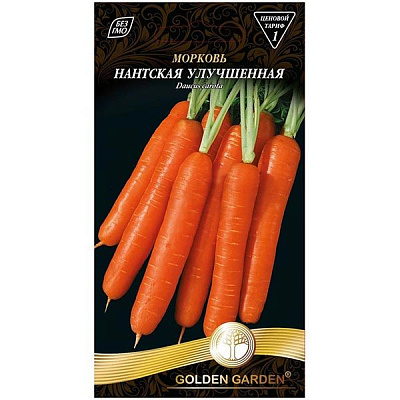 Семена Golden Garden морковь Нантская улучшеная 2г