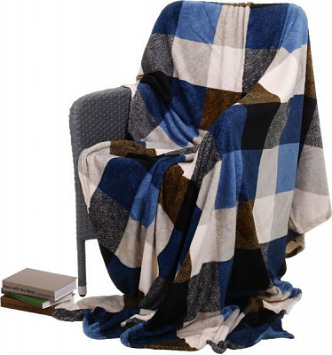 Плед MultiColored Chess 220x200 см разноцветный La Nuit 