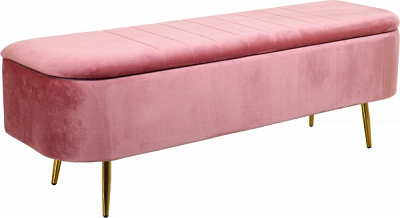 Скриня-пуф Sanremo 120х38х42 см роуз голд