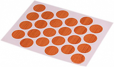 Заглушка на мініфікс самоклеюча вільха 24 шт DC