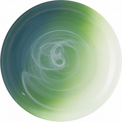 Блюдо ATLAS 28,5X2,6 см зелений з білим Arda Cam