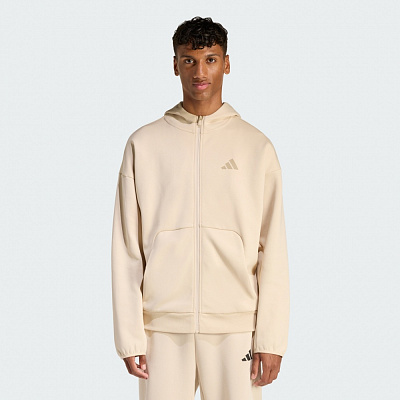 Джемпер Adidas M FI SL FZ CRLI KD7665 р.XL бежевый
