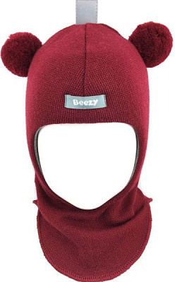 Шапка Beezy Мишка р.54 бордовый 1402 
