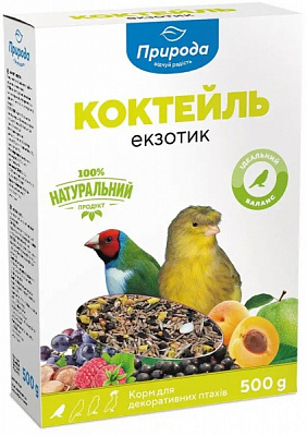 Корм Природа для амадин та канарок Коктейль Екзотик 500 г (PR241029)