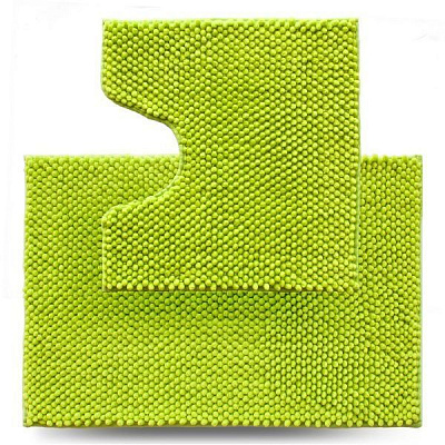 Набор ковриков Dariana 55х50 + 55х80 см Ананас лайм