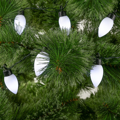 Электрогирлянда линейная Девилон белая 650934 встроенный светодиод (LED) 20 ламп 2 м 