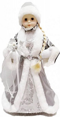 Декорація новорічна Снігурка 50 см EPI-SD2022-silver