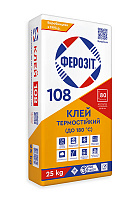 Клей для плитки Ферозіт термостійкий 108 25кг
