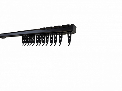 Карниз Karniz plus KS-1 одинарный 300 см черный 1 шт.