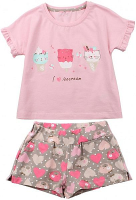 Костюм для дівчаток Фламінго р.104 рожевий 743-420