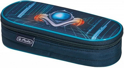Пенал-бокс Case Flap Space Car 50033089 Herlitz сине-голубой