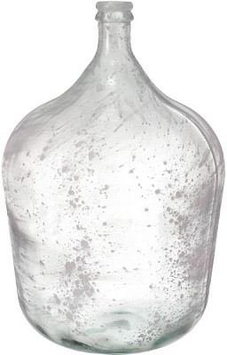 Ваза скляна San Miguel GARRAFA 34 л 56 см рожевий античний