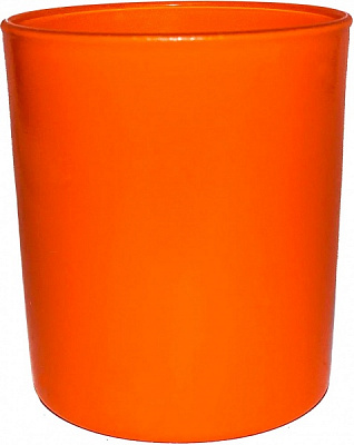 Свічка у склянці Помаранчево-чорна OA-050 Feroma Candle