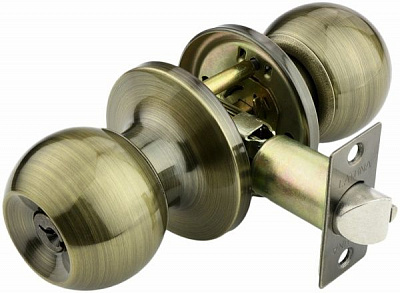 Кнобсет Latuna Куля ключ-фіксатор антична латунь