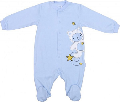 Комбинезон для мальчика Bembi КБ77 р.68 голубой 