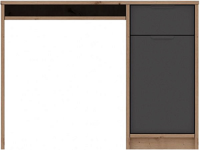 Стіл письмовий CN 8 1000х750х500 дуб артісан/антрацит