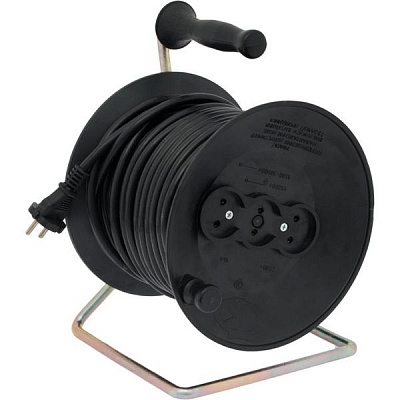 Подовжувач на котушці E.Next 3 розетки 40 м ПВС 2х2.5 5 кВт