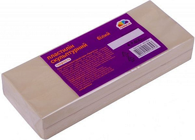 Пластилін скульптурний Гамма UA білий 401304 400 г