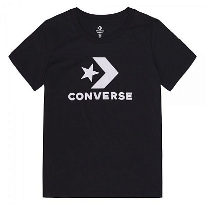 Футболка Converse Star Chevron Center Front Tee 10018569-A02 р.S черный