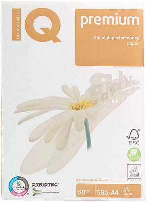 Бумага офисная Mondi A4 80 г/м Premium 500 листов белый 