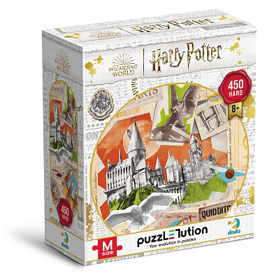 Пазл DoDo Hard-M Harry Potter. Школа Хогвартс и поле для квидича, 450 элементов 200503