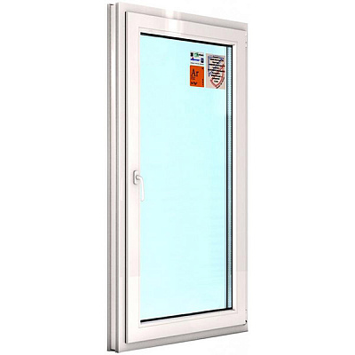 Вікно поворотно-відкидне REHAU ECOSOL-DESIGN 60 800x1400 мм праве
