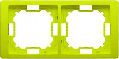 Рамка Basic двойная Neos Simon 20 IP фисташковый BMRC2/036