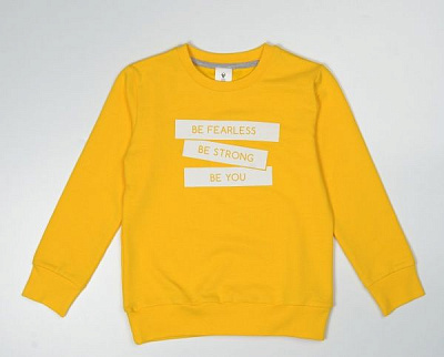 Джемпер унісекс Роза 190136 р.128 жовтий