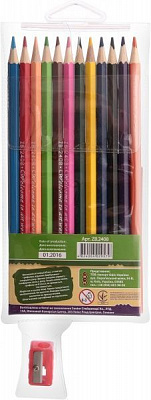 Карандаши цветные + точилка ZiBi