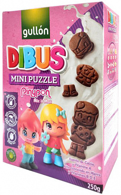 Печиво Gullon DIBUS Mini PinyPon 250 г