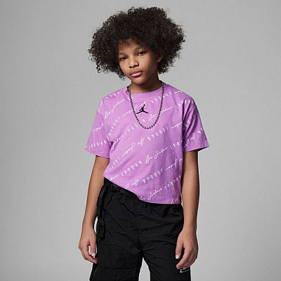 Футболка Jordan ESSENTIALS AOP SS TEE 45C197-P3R р.XL фіолетовий