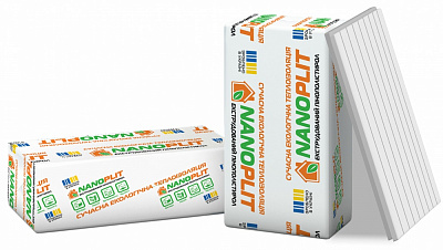 Экструзионный пенополистирол NANOPLIT 1180x580x50мм FAS