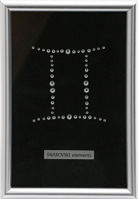 Композиция декоративная Знак зодиака Символ Близнецы 17x11 см 