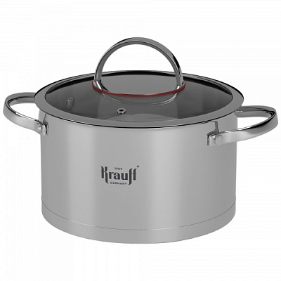 Кастрюля с крышкой Grand Chef 4,7 л 22 см 26-308-004 Krauff