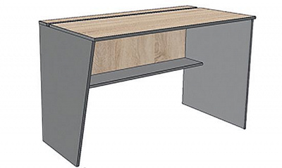 Стіл письмовий МФ МОДЕРН Елемент Філа 1200х700х600 дуб сонома/антрацит