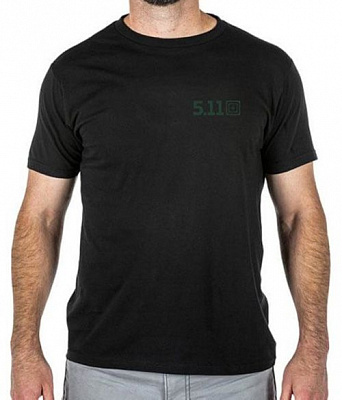 Футболка мужская 5.11 Tactical Little Bird Sunrise 019 41280ABZ-019 р. L черный