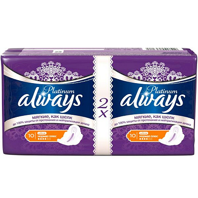 Гигиенические прокладки Always Platinum Collection Normal Plus 20 шт