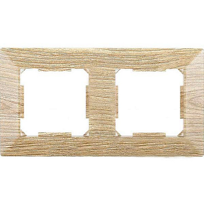 Рамка двухместная HausMark Alta горизонтальная винтажный серый SNG-FRP.SQ20G2-5/Oak-vintage-g