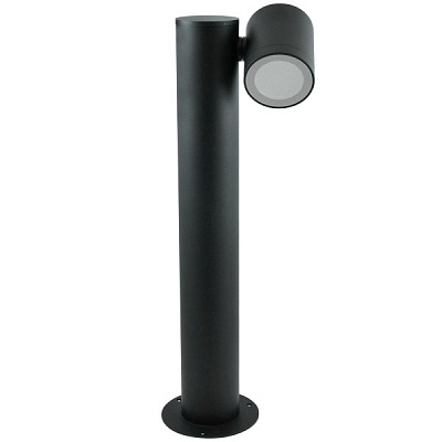 Столбик Polux Pino 44 см GU10 IP44 черный 