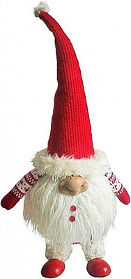 Декорація новорічна Гномик на пружині AT166-801705 71 см