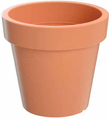 Горщик пластиковий Prosperplast Lofly круглий 6,7л теракот (70712-624)