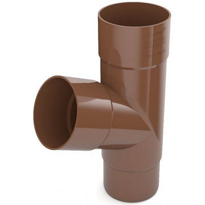 Тройник Bryza 90 мм коричневый 