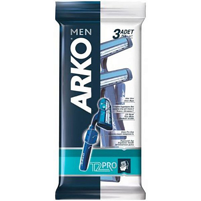 Станки одноразовые Arko T2 Pro Double 3 шт.