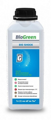 Средство для септиков и выгребных ям Bio Shock на 5 м3 1 л