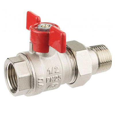 Кран шаровой IVR ½ со сгоном 