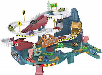 Ігровий набір ZIPP Toys Dino автотрек-серпантин електричний (6 машинок) 532.01.25