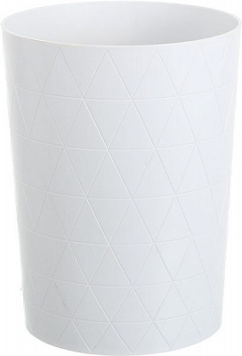 Ведро для ванной Trento Piramide 3 л white (50566)