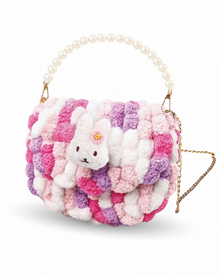 Набор для создания сумки с помпонами своими руками №12 Brushme