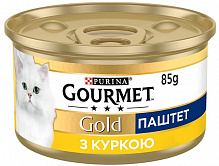 Корм Gourmet Gold паштет з куркою 85 г