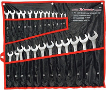 Набор ключей комбинированных MTX 6 - 32 мм, 25 шт., CrV, полированный хром, 154259